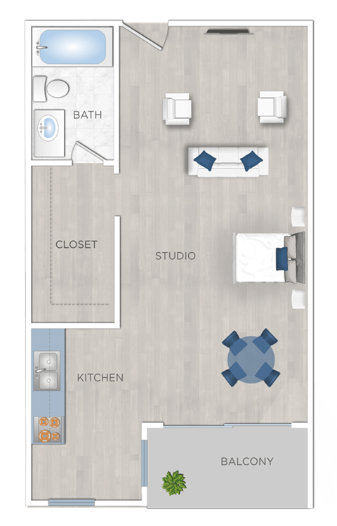 Studio Apartments in West Los Angeles, CA - Del Rio Apartments